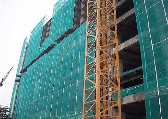 Recinto di plastica verde scuro della costruzione, rete di sicurezza degli edifici riciclata PE/dell'HDPE