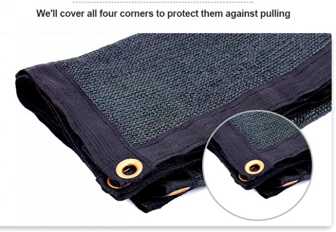 Reticolato del recinto di segretezza del polietilene ad alta densità con i tessuti resistente UV tasso d'ombreggiatura di 95% - di 80%