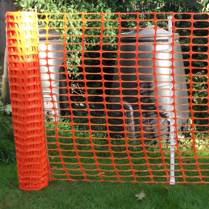 Recinto di plastica arancio stabilizzato UV, recinto visivo della maglia del polietilene della barriera