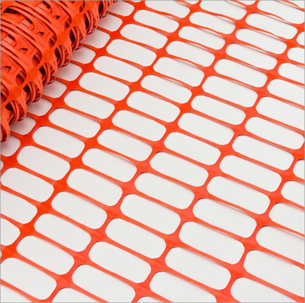 Barriera di plastica dell'HDPE vergine che recinta maglia per la barriera d'avvertimento 110*26mm della costruzione