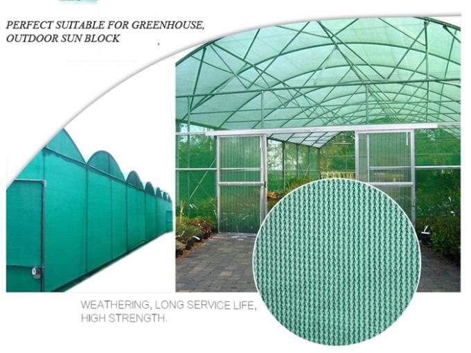 Ombreggiatura del tessuto del parasole 30%-70%, peso di grammo della vela dell'ombra del giardino 30-100gsm