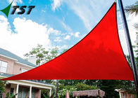 Porcellana Baldacchino fresco resistente del parasole del patio di colore rosso della vela dell&#039;ombra del triangolo dell&#039;acqua società