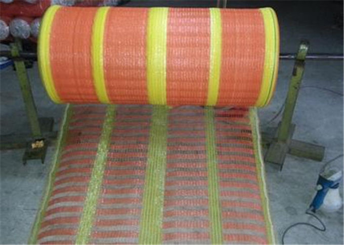 La rete d'avvertimento di plastica arancio tricottata filo di ordito riduce gli inquinamenti sani disponibili